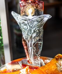 Umelecké sklo Veronika Rusňáková 29x52 cm