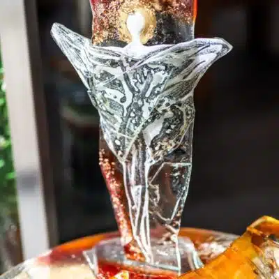 Umelecké sklo Veronika Rusňáková 29x52 cm