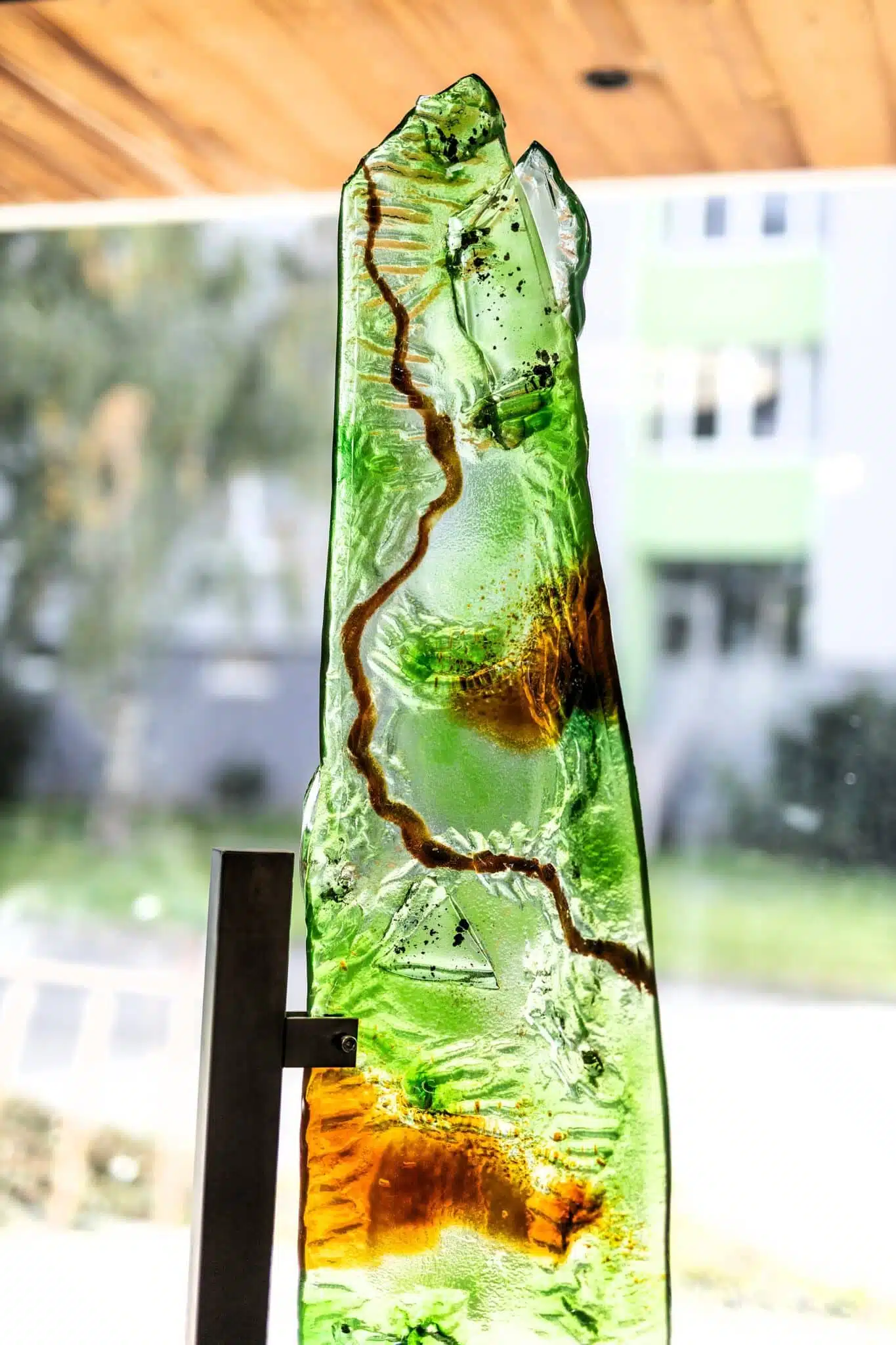 Umelecké sklo Veronika Rusňáková 60x197 cm – Obrázok 2