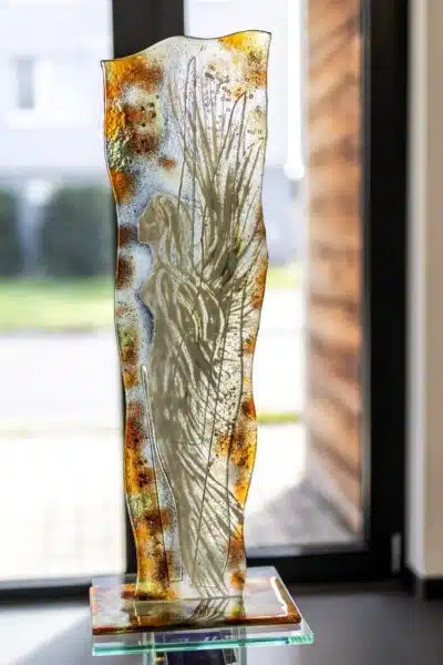 Umelecké sklo Veronika Rusňáková 30x84 cm