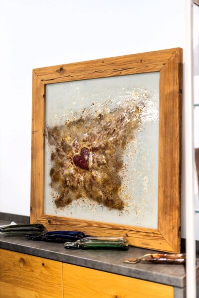 Umelecké sklo Veronika Rusňáková 90x90 cm