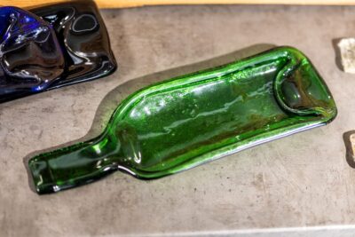 Umelecké sklo Veronika Rusňáková 10x31 cm
