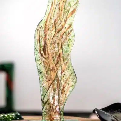 Umelecké sklo Veronika Rusňáková 22x54 cm