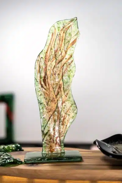 Umelecké sklo Veronika Rusňáková 22x54 cm