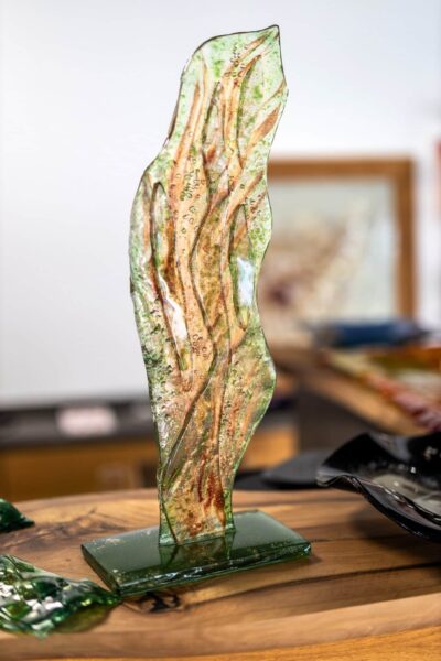 Umelecké sklo Veronika Rusňáková 22x54 cm - Image 2