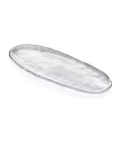 Podnos oválny DIAMAN číry 34 x 15 cm H2 cm