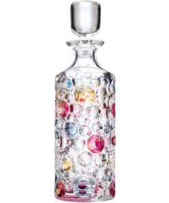 Set krištáľová karafa whisky flaša 750 ml Lisa 1 + 6 pohárov
