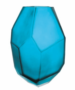 Váza Iceglass 30 cm nebeská modrá