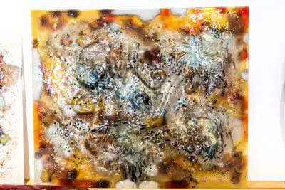 Umelecké sklo Veronika Rusňáková 95x80 cm