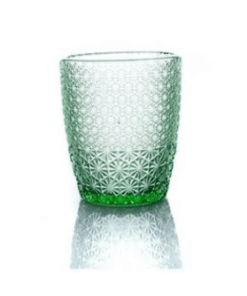 Poháre na vodu Moza 320 ml zelená