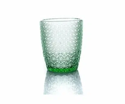 Poháre na vodu Moza 320 ml zelená