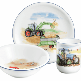 Detský porcelán 3 dielna sada TRAKTOR