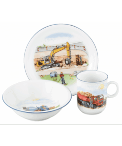 Detský porcelán 3 dielna sada STAVENISKO