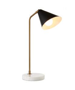 Stolová lampa kov - mramor 33x18 cm