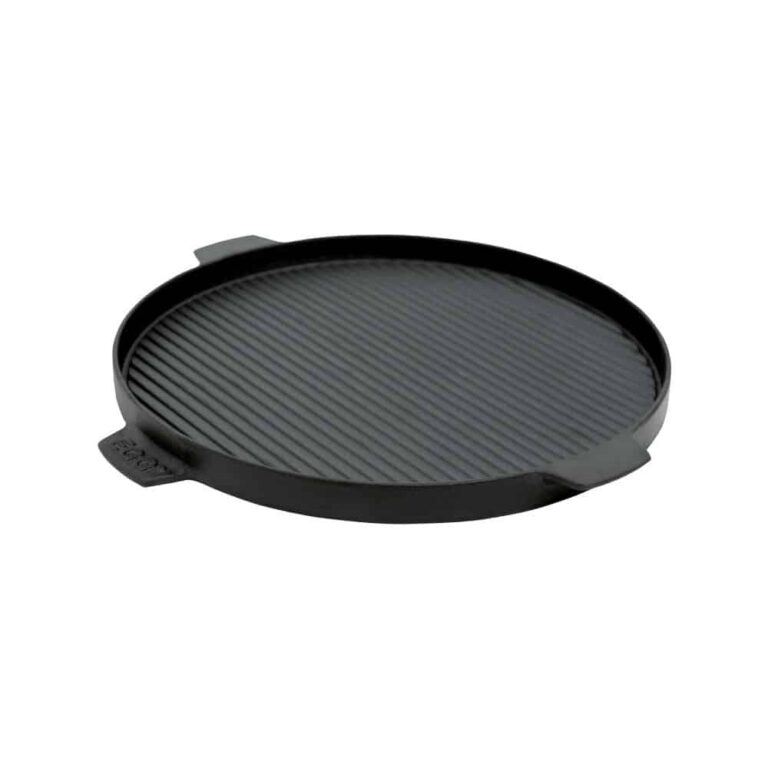 Big Green Egg dvojstranná liatinová platňa kruhová