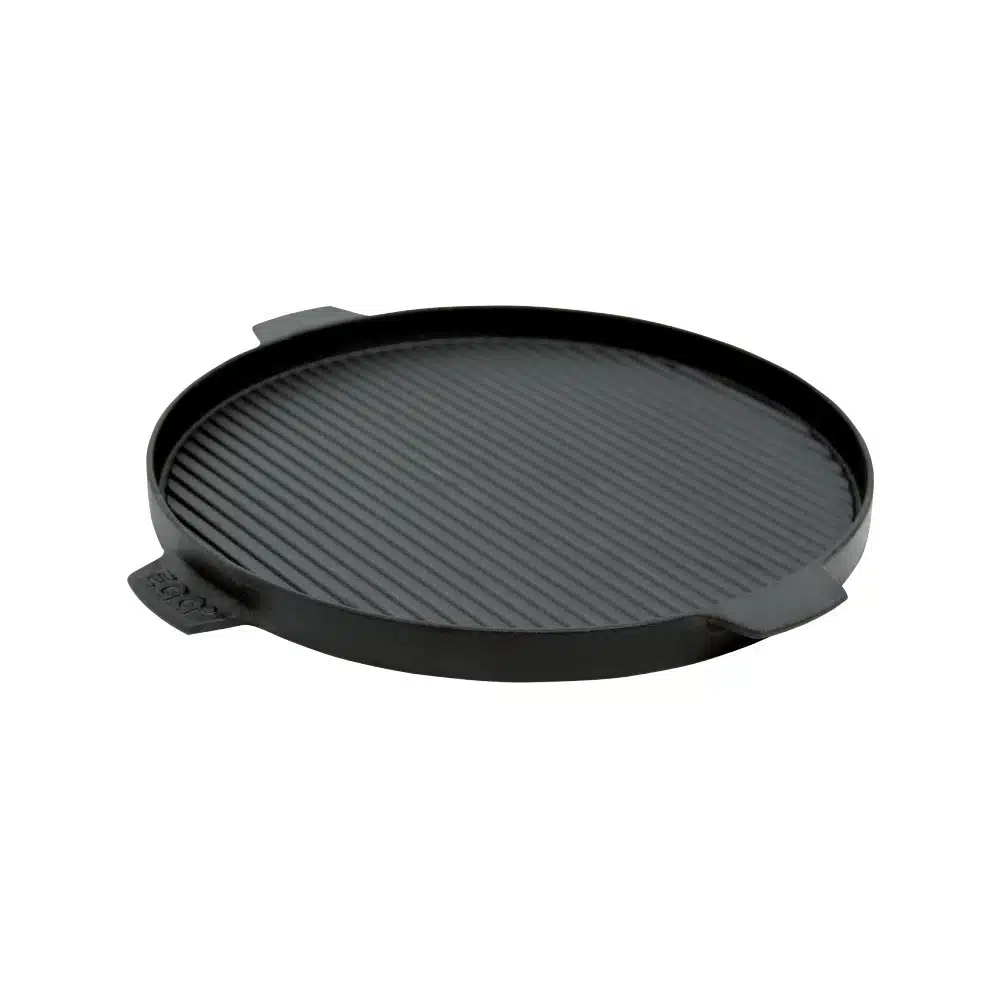 Big Green Egg dvojstranná liatinová platňa kruhová