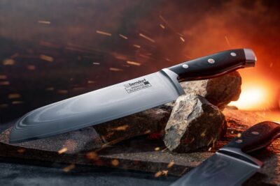 Nôž Damaškový Santoku 20,5cm - Image 4