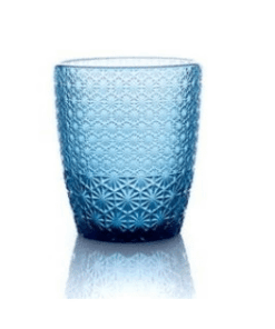Poháre na vodu Moza 320 ml modrá