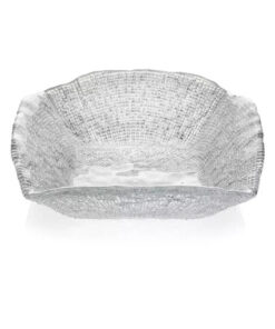 Misa štvorcová DIAMAN číra 28 x 28 cm H7 cm
