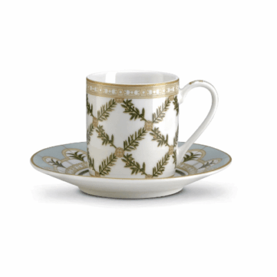Sada 2 šálok na espresso s podšálkou Rita 80 ml