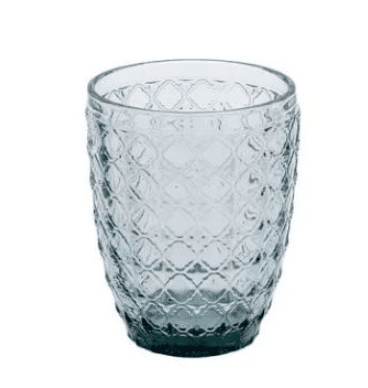 Poháre na vodu Viva 350 ml šedá