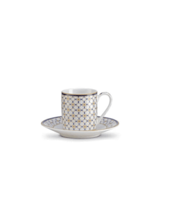 Sada 2 šálok a tanierikov na espresso Charl 80 ml