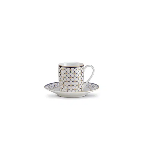 Sada 2 šálok a tanierikov na espresso Charl 80 ml