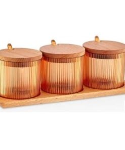 Stojan na korenie 28x9x10 cm v oranžovej farbe