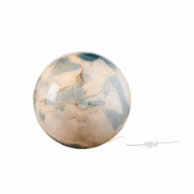 Sklenená guľová lampa Sphere 29cm x 28v