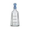 Dekantér so 4 pohármi a modrým uzáverom 850 ml
