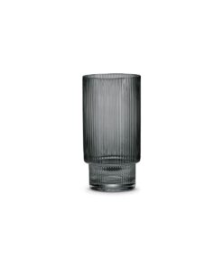 Sada 2 šedých pohárov na nealko/long drink Milan 460 ml