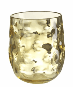Poháre Murano 400 ml žltá