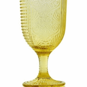 Poháre na stopke Mib 350 ml žltá