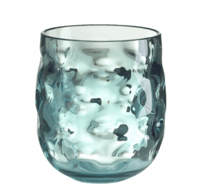 Poháre Murano 400 ml modrá