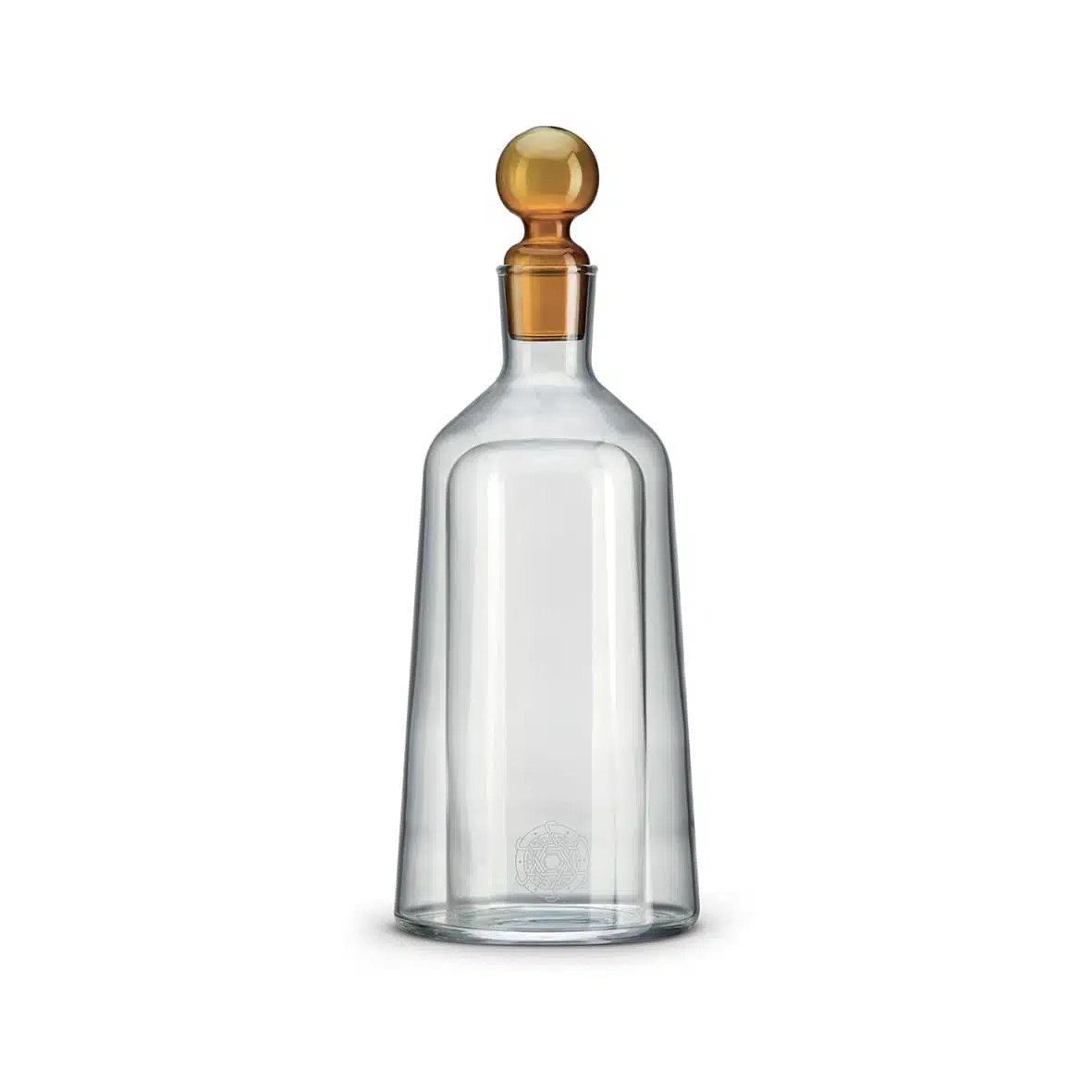 Dekantér so 4 pohármi a jantárovou zátkou 850 ml – Obrázok 3