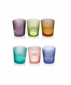 Set 6 pohárov Sped 400 ml rôzne farby