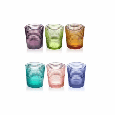 Set 6 pohárov Sped 400 ml rôzne farby