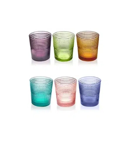 Set 6 pohárov Sped 400 ml rôzne farby