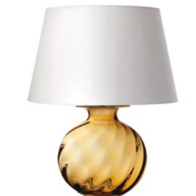 Stolová lampa ELIOT jantár 55 cm