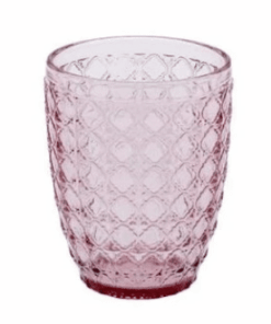 Poháre na vodu Viva 350 ml ružová