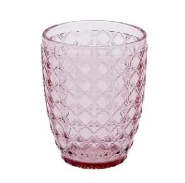 Poháre na vodu Viva 350 ml ružová