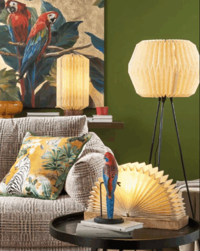 Nízka stolná lampa 43x19 cm - Image 2