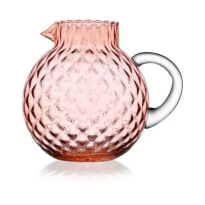 Džbán s rukoväťou Glub 1450 ml ružová