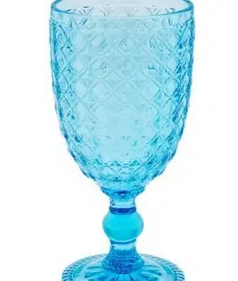 Poháre na víno Viva 350 ml bledomodrá