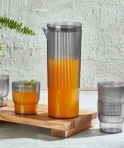 Sada karafy 1500 ml+4 dymových pohárov