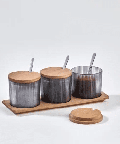 Stojan na koreniny 28x9x10 cm dymovej farby