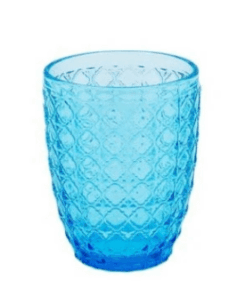 Poháre na vodu Viva 350 ml bledomodrá