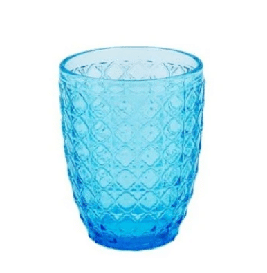 Poháre na vodu Viva 350 ml bledomodrá