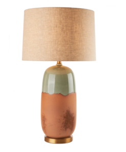 Vysoká keramická stolová lampa 42x75 cm