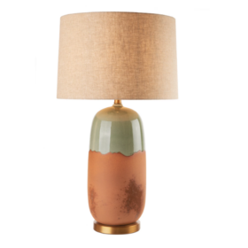 Vysoká keramická stolová lampa 42x75 cm